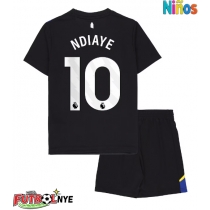 Camiseta Everton Iliman Ndiaye #10 Tercera Equipación para niños 2025-26 manga corta (+ pantalones cortos)